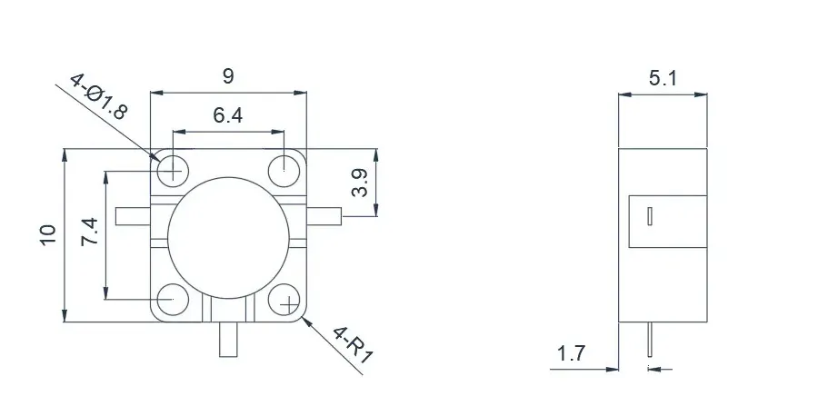 8.0~18.0GHz宽带带线环行器