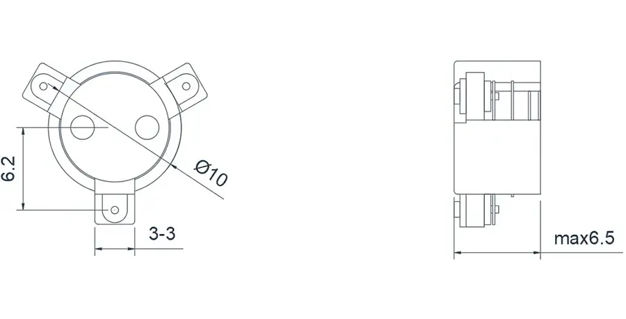 8.0~18.0GHz 微带环行器外观