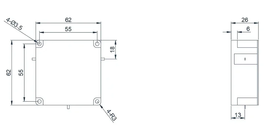 0.15~0.4GHz 典型带线环行器