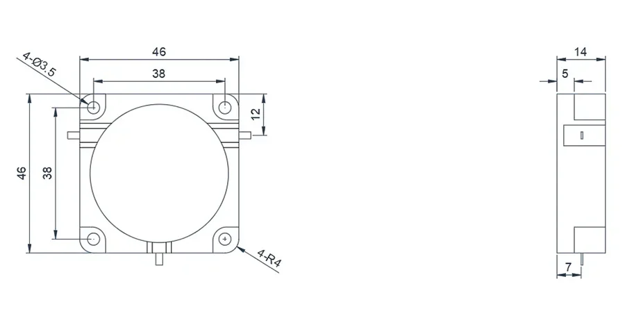 0.25~0.6GHz 典型带线环行器