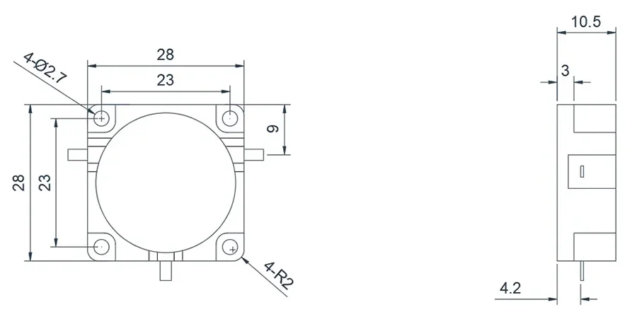 0.45~1.0GHz 典型带线环行器