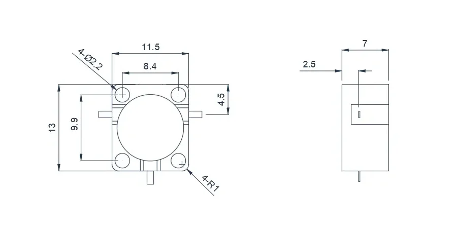 2.0~3.4GHz 典型带线环行器