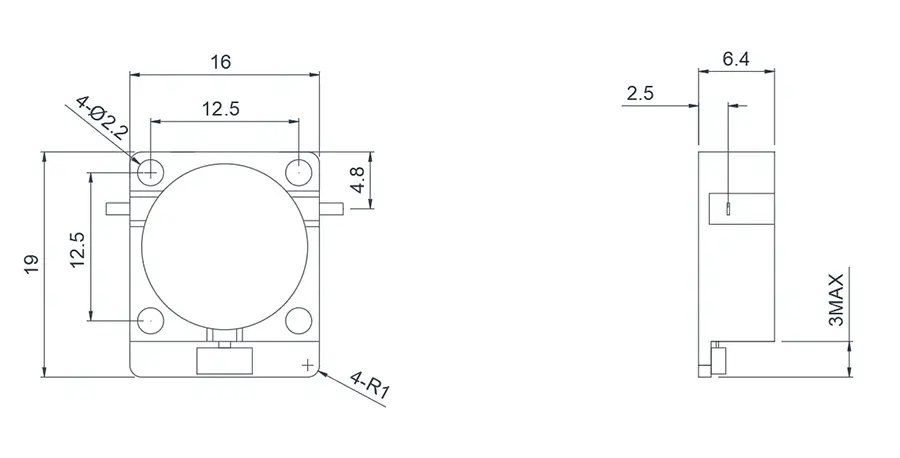 14.0~20.0GHz 微带环行器外观