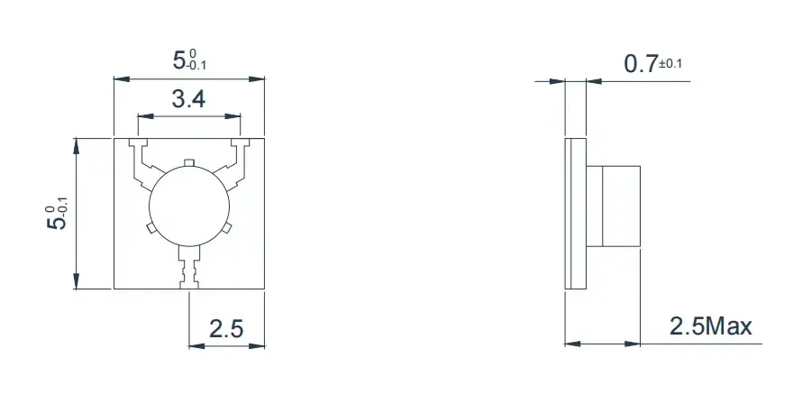 14.0~20.0GHz 微带环行器外观