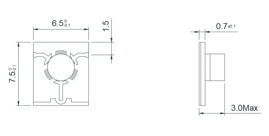 8.0~12.0GHz 宽带微带 'T' 结隔离器