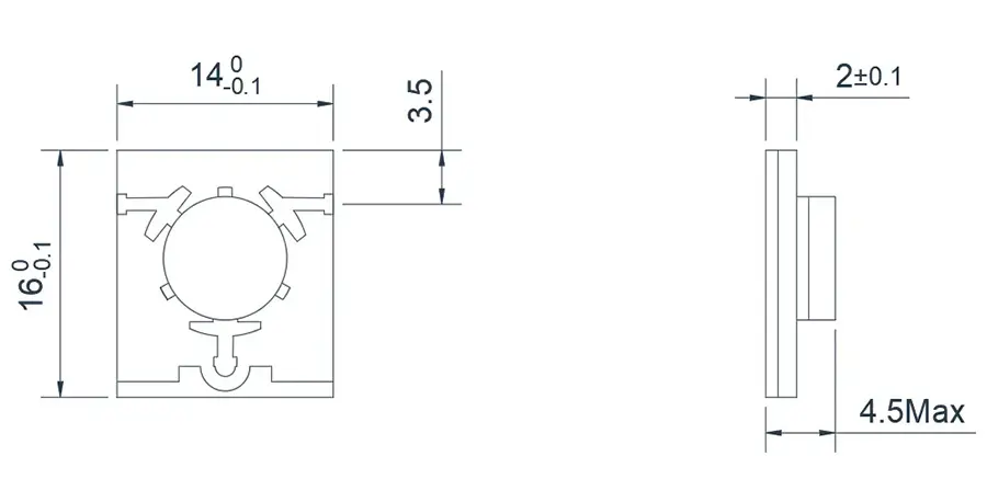 2.7~4.0GHz 典型微带 'T' 结隔离器