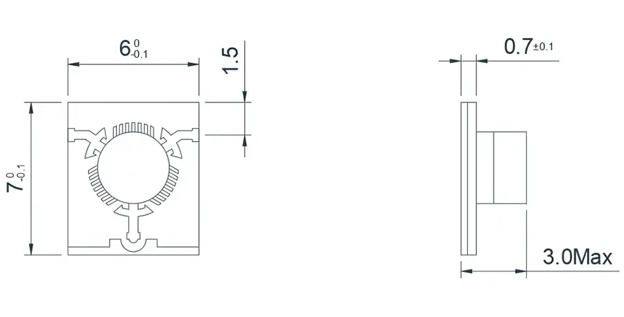 8.0~18.0GHz 典型微带 'T' 结隔离器