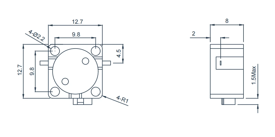 2.9-3.3GHz S 波段带线隔离器